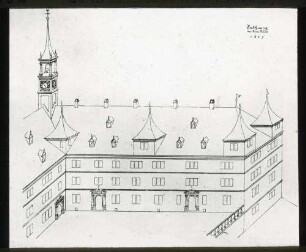 Schickharts Entwurf zum Schloß 1627