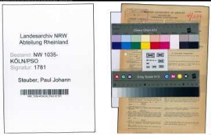 Entnazifizierung Paul Johann Steuber , geb. 20.04.1887 (Kaufmaennischer Angestellter)