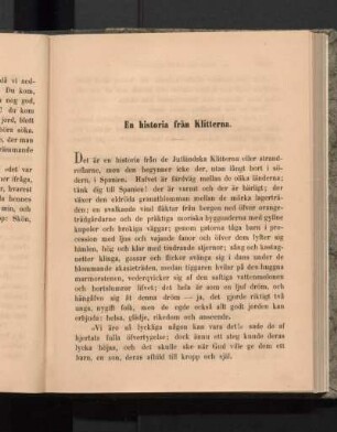 En historia från Klitterna.