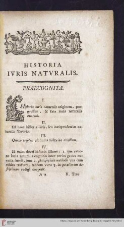Historia Iuris Naturalis