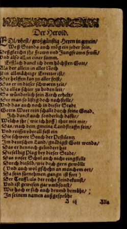 Der Herold.