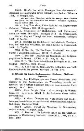 g) Aufnahme von fremden Glaubensgenossen. Salzburger, Waldenser, Hugenotten
