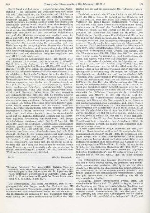 183-185 [Rezension] Theisohn, Johannes, Der auserwählte Richter