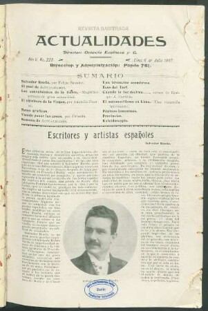 Escritores y artistas españoles - Salvador Rueda