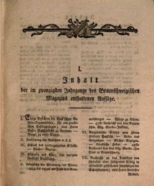 Braunschweigisches Magazin. 20, 20. 1807