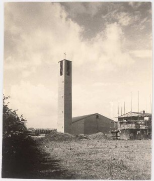 Evangelisches Gemeindezentrum, Herford: Baustelle Kirche