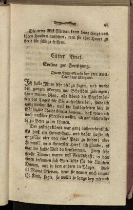 Eilfter Brief. - Funfzehnter Brief.