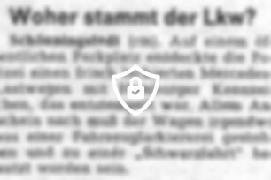 Woher stammt der Lkw?