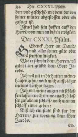 Der CXXXI. Psalm. - Der CXL. Psalm.