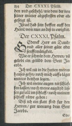 Der CXXXI. Psalm. - Der CXL. Psalm.