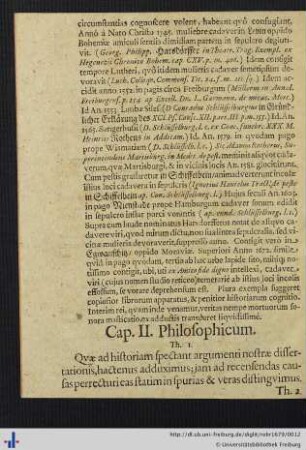 Capitulum II Philosophicum