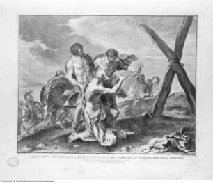 Schola Italica Artis Pictoriae sive tabulae insigniores in romanis pinacothecis adservatae tabulis aere incisis nunc primum editae sumptibus Petri Pauli Montagnani-Mirabili Romae MDCCCVI, Tafel (40): Salve, crux pretiosa, ...