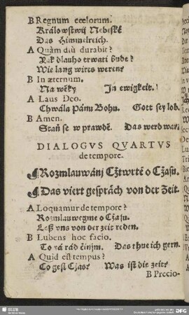 Dialogus Quartus de tempore