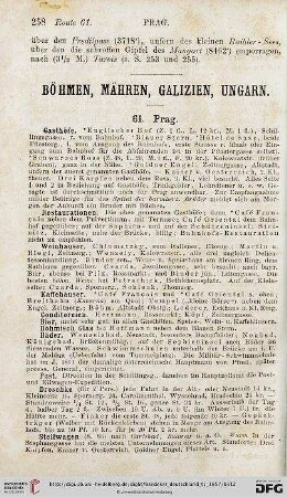 Böhmen, Mähren, Galizien, Ungarn