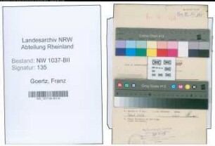Entnazifizierung Franz Goertz , geb. 28.11.1892 (Arzt)