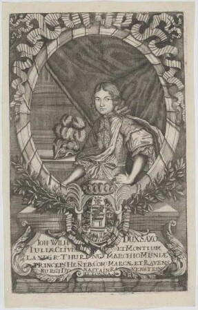 Bildnis des Johann Wilhelm, Herzog von Sachsen-Eisenach