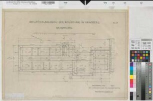 Arnsberg, Regierungshauptgebäude, Erweiterungsbau, Grundmauern