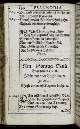 Am Sontag Oculi