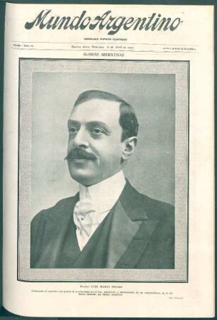 Glorias argentinas [Fotografía] : Doctor Luis María Drago