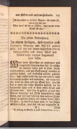 Die zehnte Betrachtung.