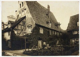 Hinterhof mit Garten in Lübeck