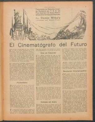El cinematógrafo del futuro