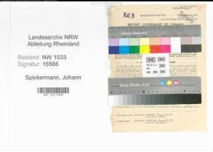 Entnazifizierung Johann Spickermann , geb. 30.03.1918 (Polizist)