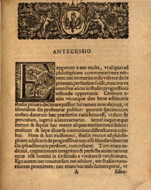 Diss. philos. de studii sapientiae impedimentis