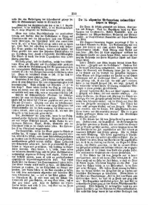Die 14. allgemeine Versammlung weimarischer Lehrer in Bürgel