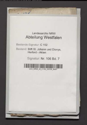 Prokuratur Rechnung, mit Belägen.
