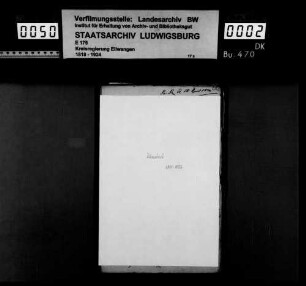 Allmanden und Realgemeinderechte zu Dünsbach und in den Teilgemeinden Elpershofen, Großforst und Kleinforst