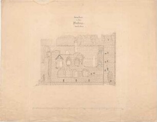 Voit, August von; Hambach; Hambacher Schloss, "Maxburg" - Ostfassade (Aufriss)
