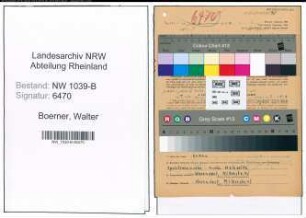 Entnazifizierung Walter Boerner , geb. 11.12.1902 (Landwirt)