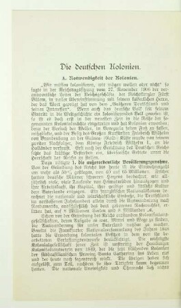 Die deutschen Kolonien