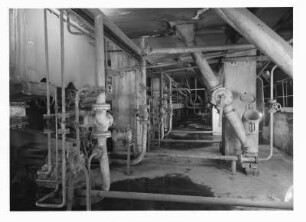 Industrie-Kraftwerk. Kesselhaus, Entaschungsanlage : Lauta (Niederlausitz). Industrie-Kraftwerk. Kesselhaus, Entaschungsanlage