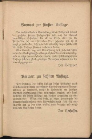 Vorwort zur fünften Auflage.