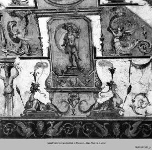 Deckenfresko mit Grotesken und mythologischen Episoden - affreschi con le grottesche ed episodi mitologici