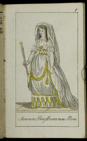 Sonnen Priesterin von Peru