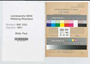 Entnazifizierung Paul Bilda , geb. 23.06.1902 (Justizinspektor)