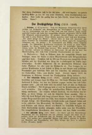 Der Dreißigjähritge Krieg (1618-1648)