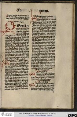 Incipit prologus. Quoniam dictum est mihi, ut cognoscam meipsum, sustinere non possum ut me habeam incognitum.