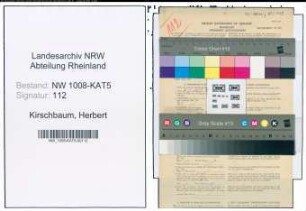 Entnazifizierung Herbert Kirschbaum , geb. 07.09.1909 (Kuerschner)
