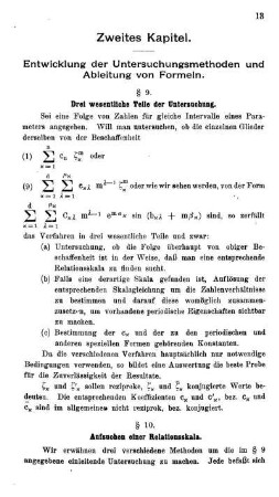 § 10. Aufsuchen einer Relationsskala.