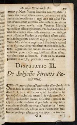 99-116, Articulus III