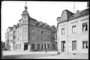 Coswig. Ecke Hauptstraße und Dresdner Straße
