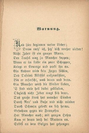 Warnung