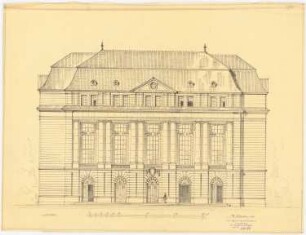 Prachtfassade: Ansicht 1:100