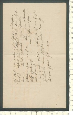 Brief von Adelbert von Chamisso an Antonie von Chamisso
