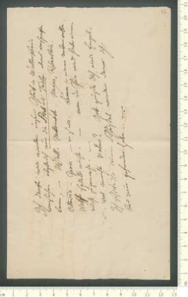 Brief von Adelbert von Chamisso an Antonie von Chamisso