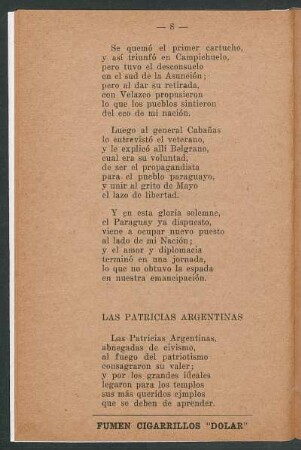 Las patricias argentinas